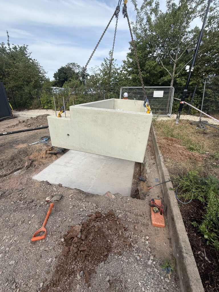 Riglift 2,000kVA transformer package installation – project photograph 2
